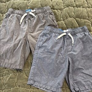 Old Navy Boys Drawstring Shorts Relaxed Fit- 2 pair